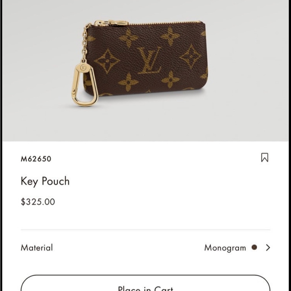 LV Monogram Key Pouch - Picture 7 of 7